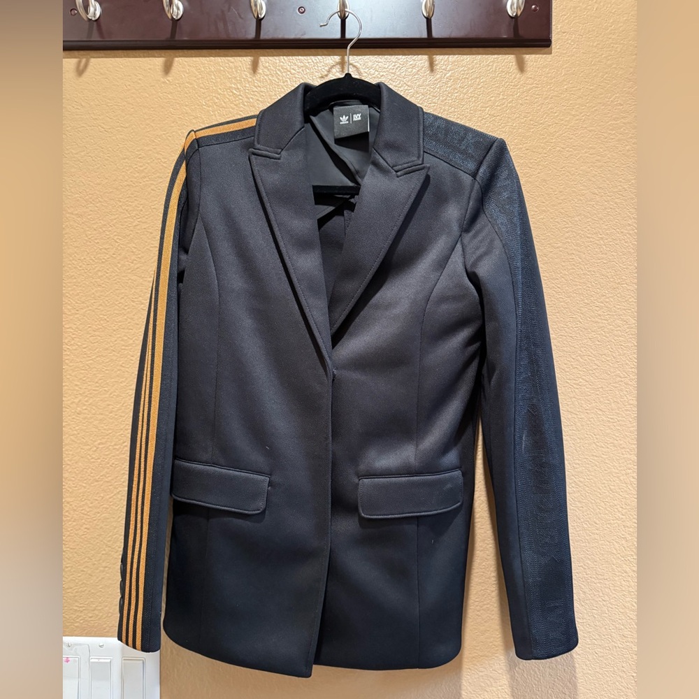 Adidas Ivy Park Black & Gold Suit Jacket